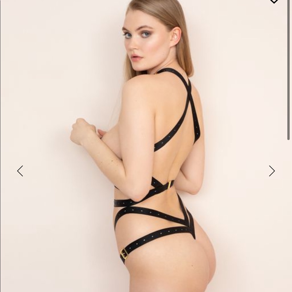 New Agent Provocateur Strappy Ozzy Playsuit S/M